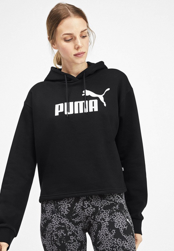

Худи PUMA, ELEVATED ESS Logo Cropped Hoody FL, Черный