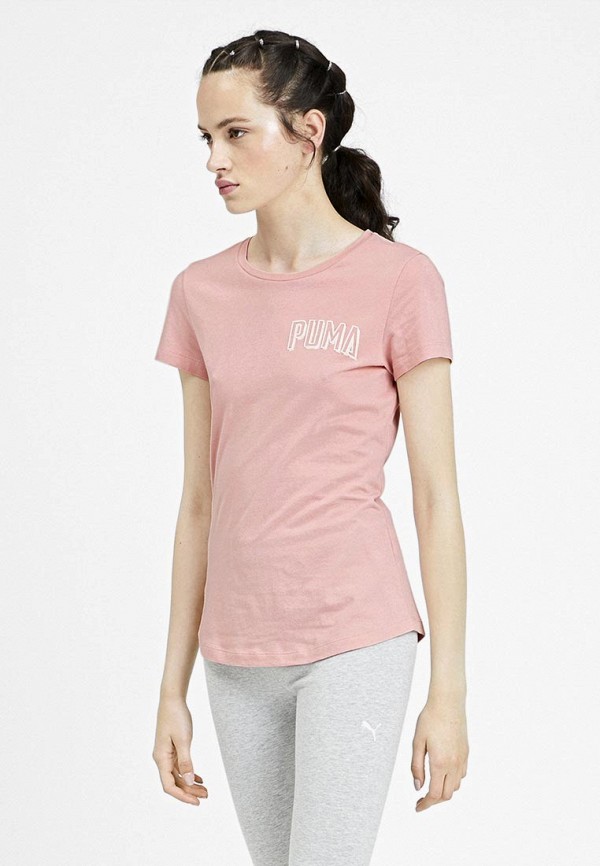 

Футболка PUMA, Розовый, Athletics Small Logo Tee