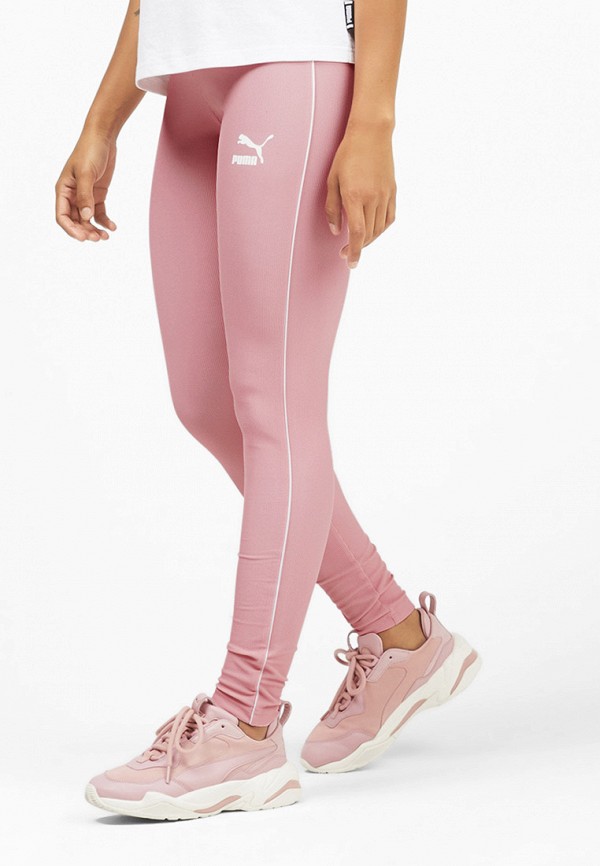 

Леггинсы PUMA, Розовый, Classics Rib Legging