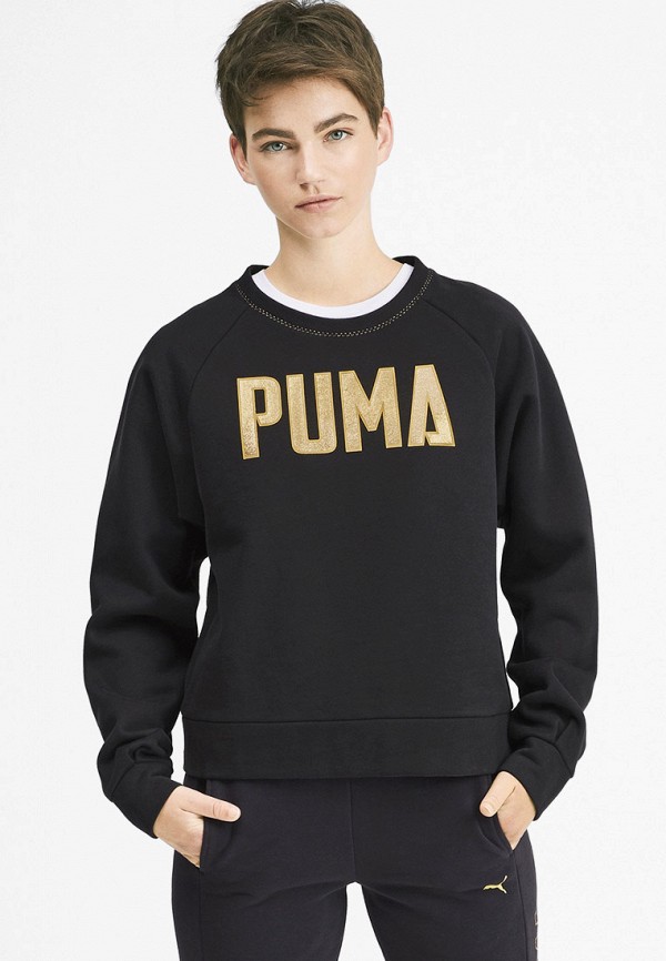 

Свитшот PUMA, Черный, Athletics Crew Sweat FL