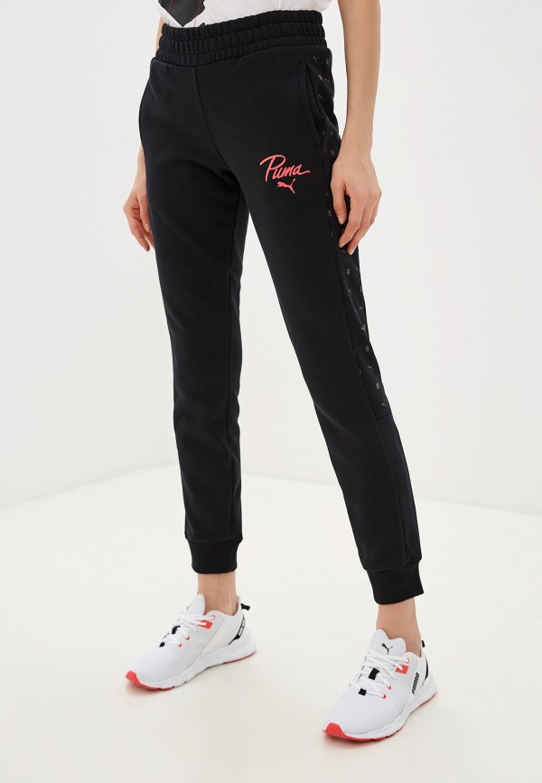 

Брюки спортивные PUMA, Черный, Logo AOP Pack Pants FL Wmns