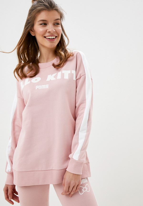 

Свитшот PUMA, Розовый, PUMA x HELLO KITTY Crew