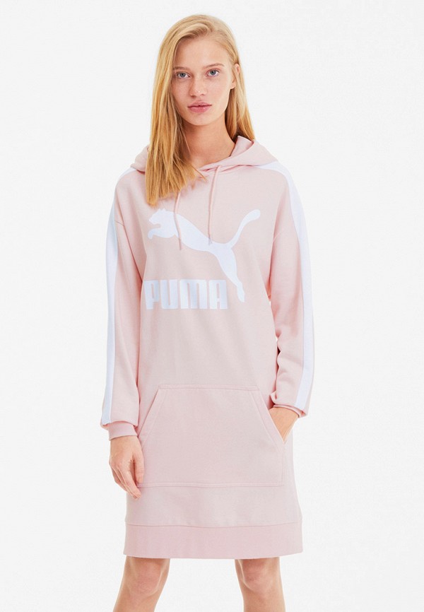 

Платье PUMA, Розовый, Classics T7 Hooded Dress