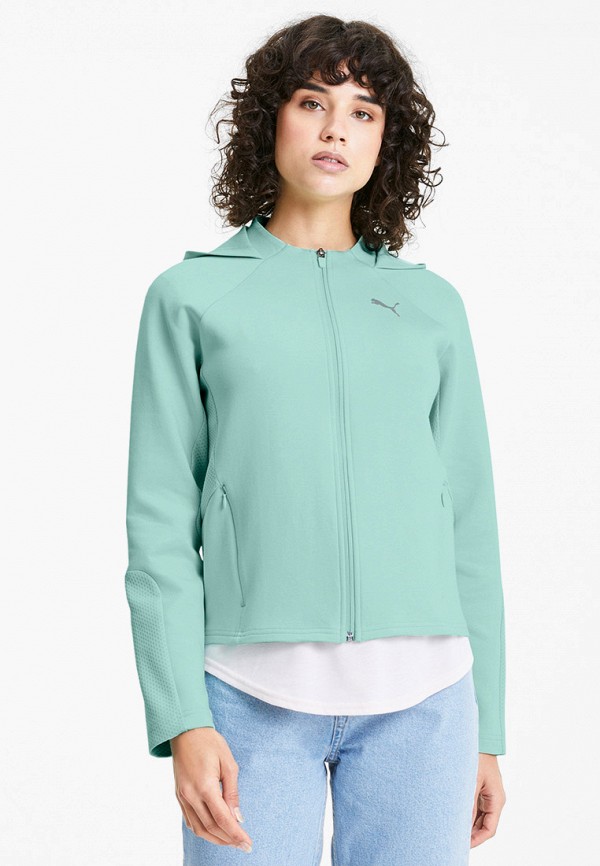 

Толстовка PUMA, Зеленый, Evostripe FZ Hoody