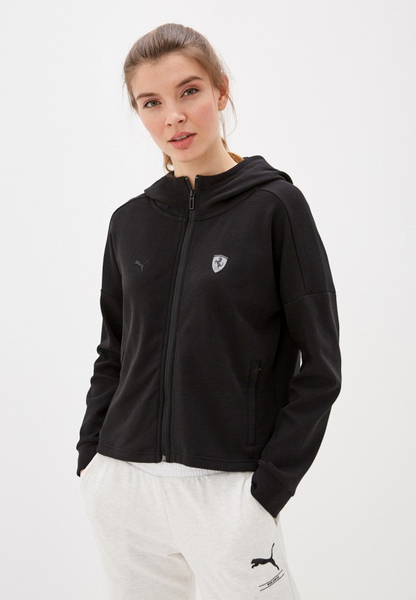 

Толстовка PUMA, Черный, Ferrari Wmn Hooded Sweat Jkt