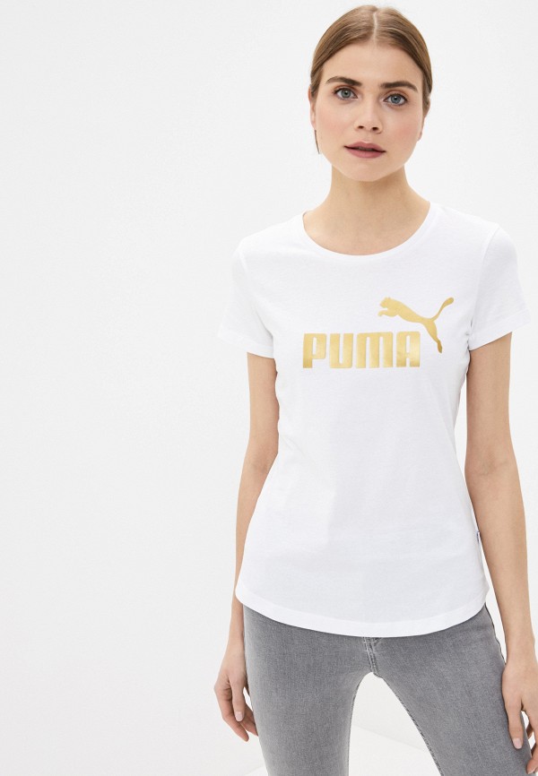 

Футболка PUMA, Белый, ESS+ Metallic Tee