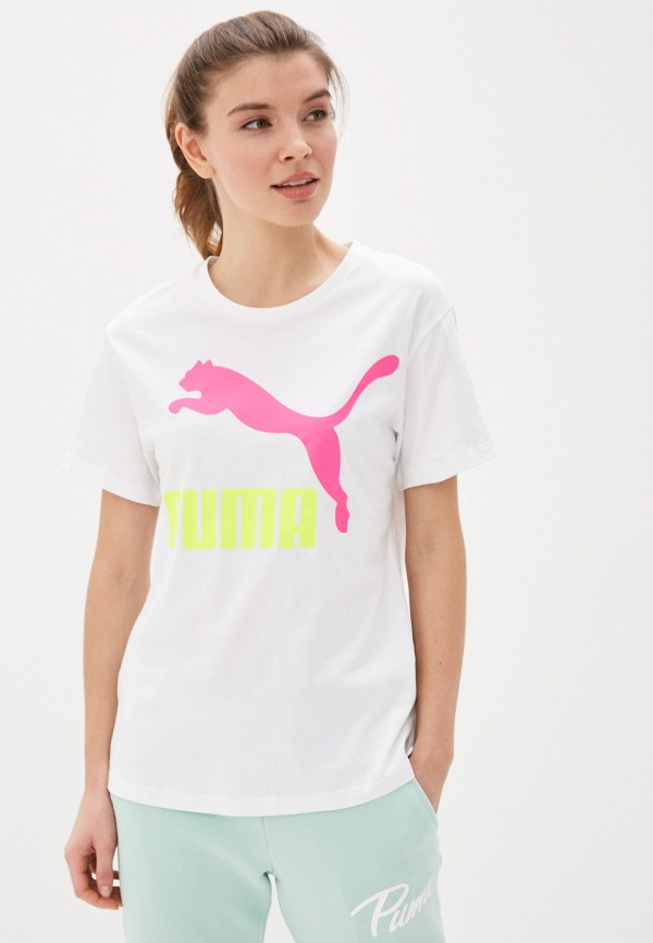 

Футболка PUMA, Белый, Classics Logo Tee
