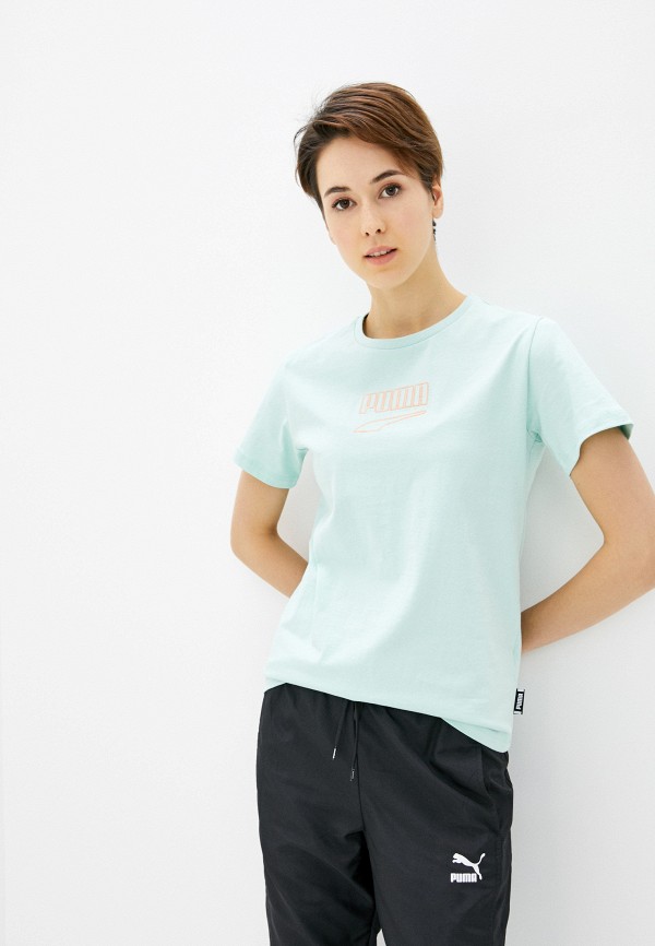

Футболка PUMA, Зеленый, Downtown Tee