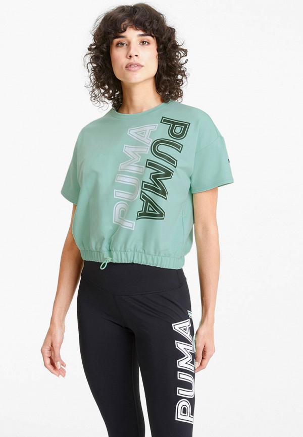 

Футболка спортивная PUMA, Бирюзовый, PUMA PU053EWIHBG0