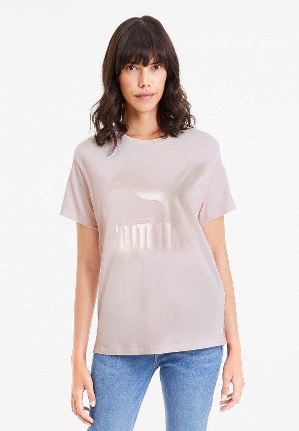

Футболка PUMA, Розовый, Classics Logo Tee