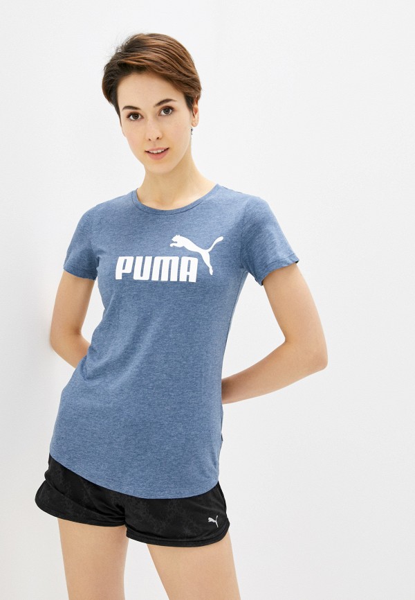 

Футболка PUMA, Синий, Essentials+ Heather Tee