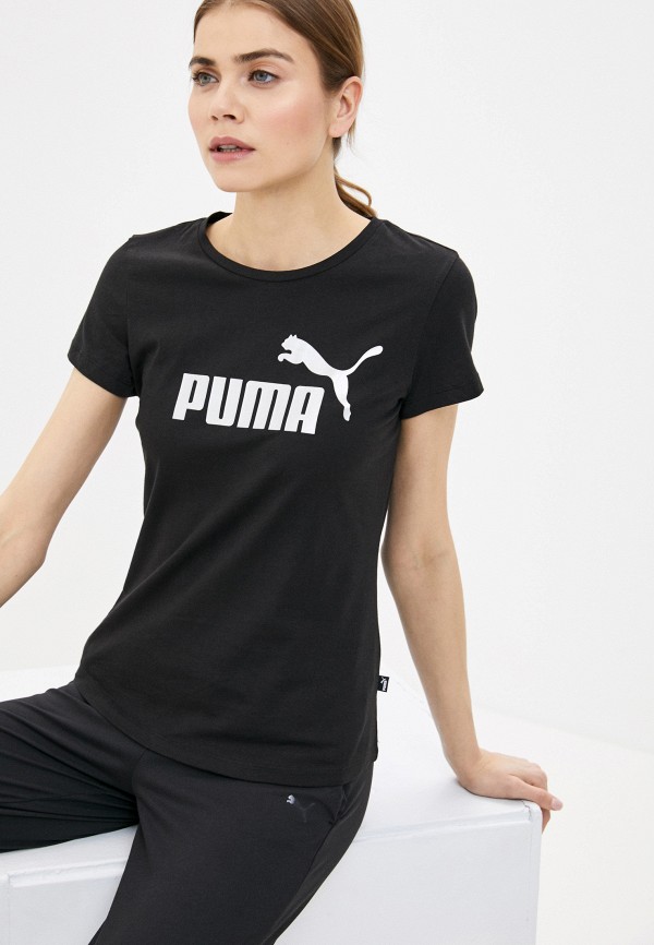 

Футболка PUMA, Черный, ESS+ Metallic Tee
