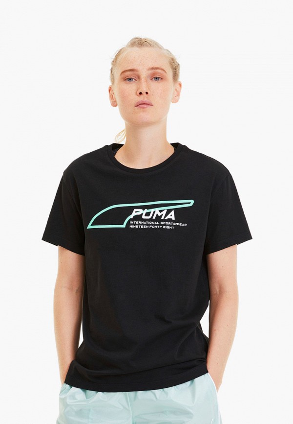 

Футболка PUMA, Черный, Evide Form Stripe Tee