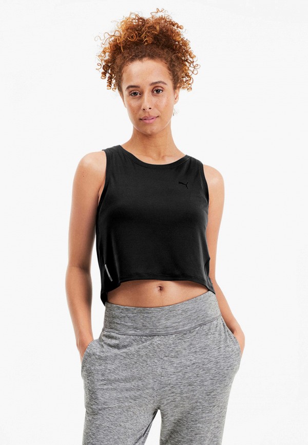 

Майка спортивная PUMA, Черный, Studio Crop Lace Tank