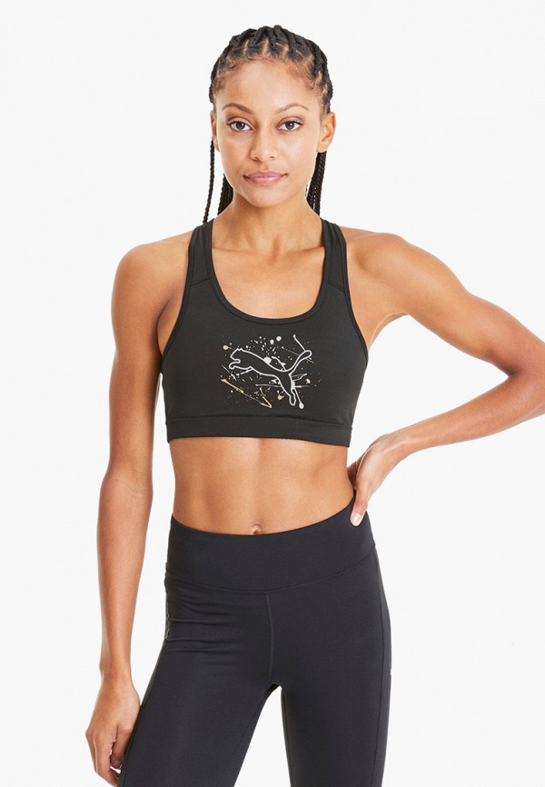 

Топ спортивный PUMA, Черный, 4Keeps Bra M