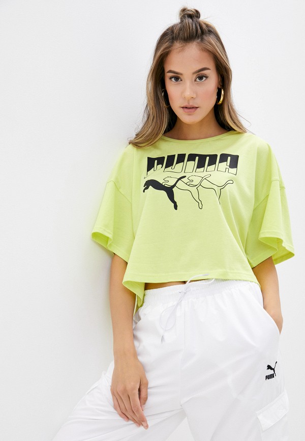 

Футболка PUMA, Желтый, Rebel Fashion Tee