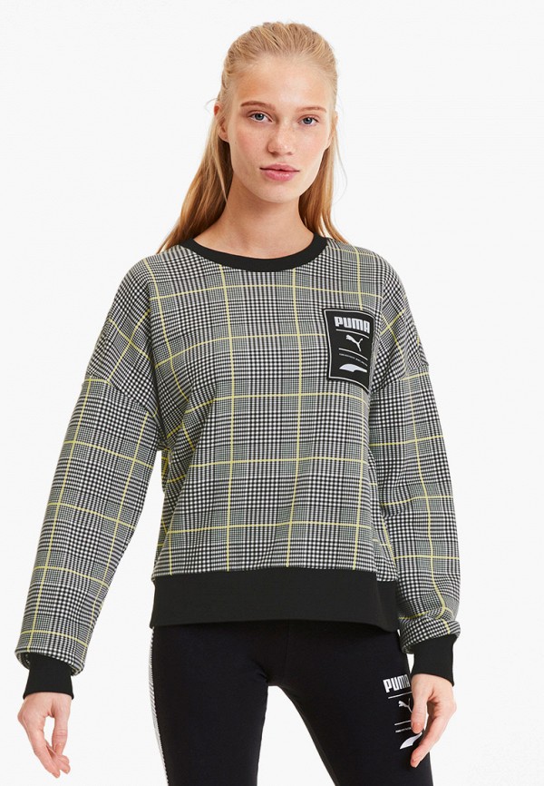 

Свитшот PUMA, Серый, Recheck Pack Crew Sweat Wmns