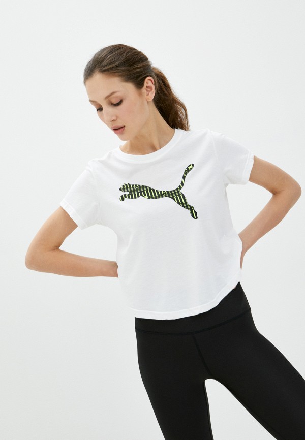 

Футболка спортивная PUMA, Белый, Train Logo SS Tee