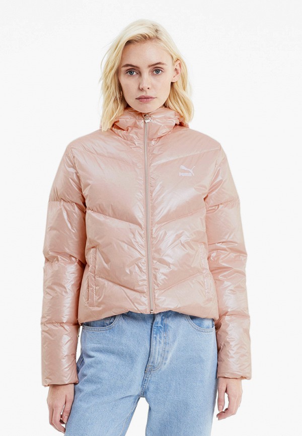 

Пуховик PUMA, Розовый, Classics Shine Down Jacket