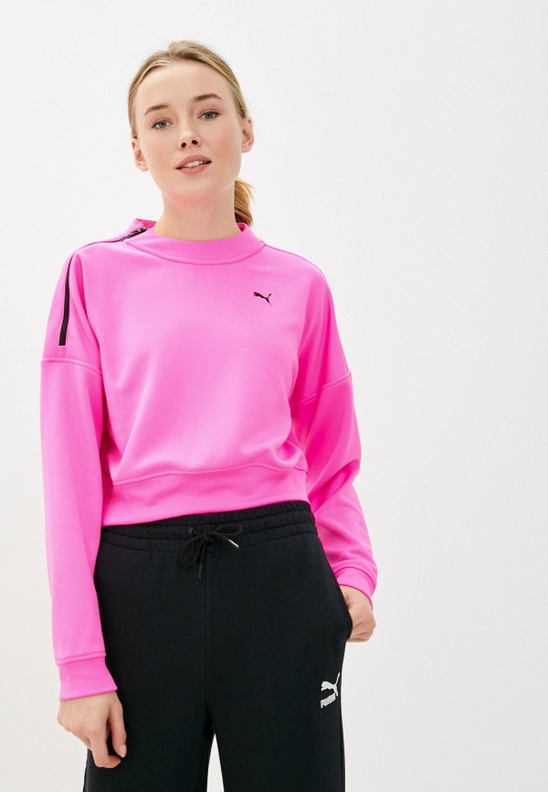 

Свитшот PUMA, Розовый, Train Zip Crew Sweatshirt