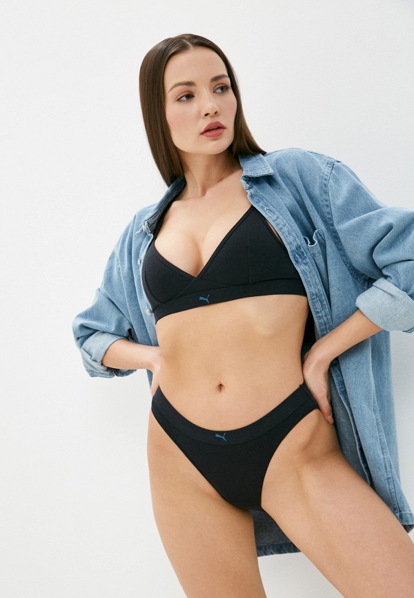 

Бюстгальтер PUMA, Синий, SPARKLING TRIANGLE TOP