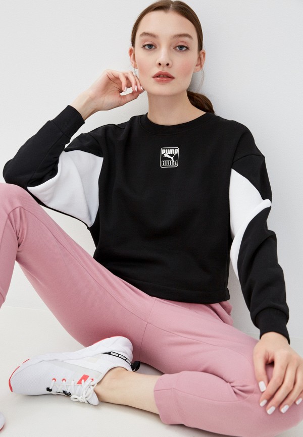 

Свитшот PUMA, Черный, Rebel Crew