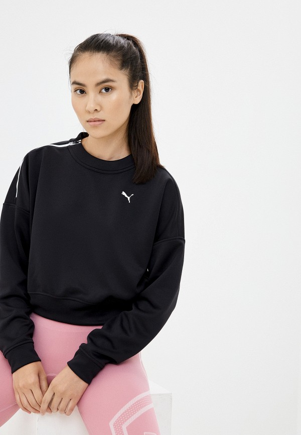 

Свитшот PUMA, Черный, Train Zip Crew Sweatshirt