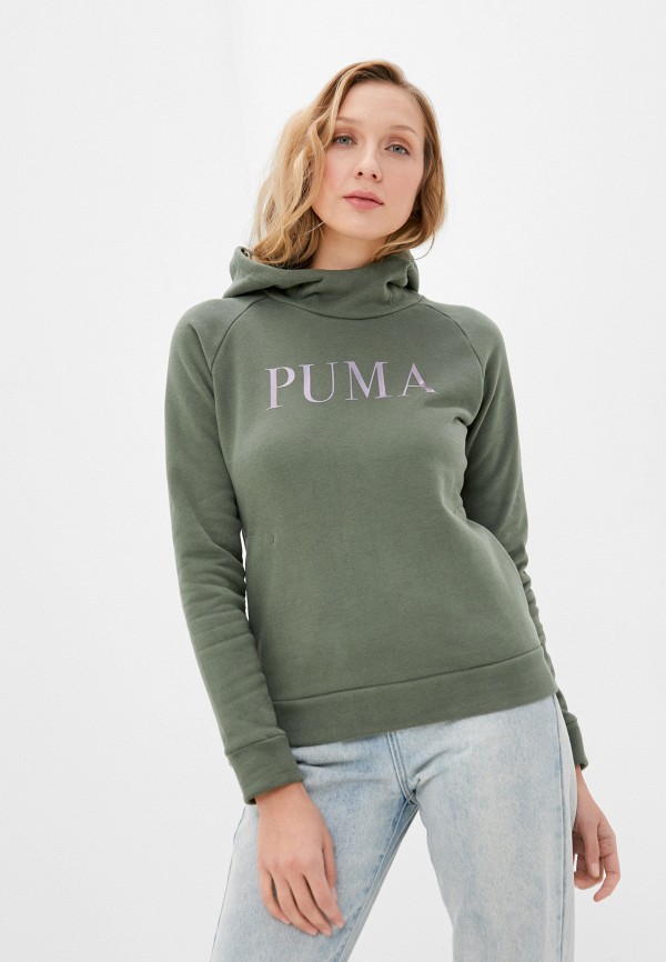 

Худи PUMA, Зеленый, Athletics Hoody FL