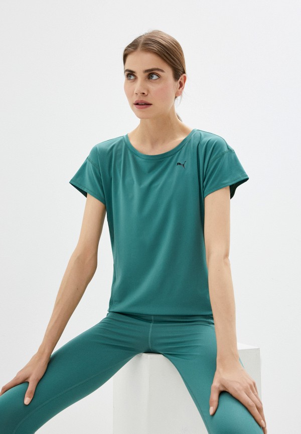 

Футболка спортивная PUMA, Бирюзовый, Train Favorite Tee