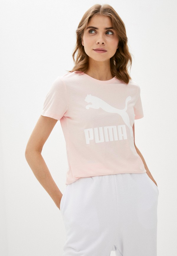 

Футболка PUMA, Розовый, Classics Logo Tee (s)