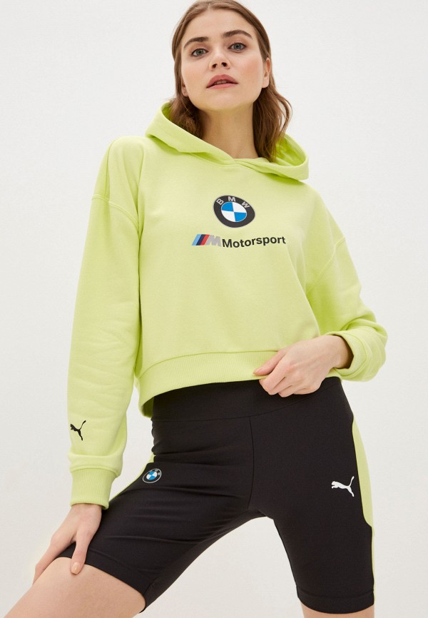 

Худи PUMA, Желтый, BMW MMS Wmn ESS Logo Hoodie TR