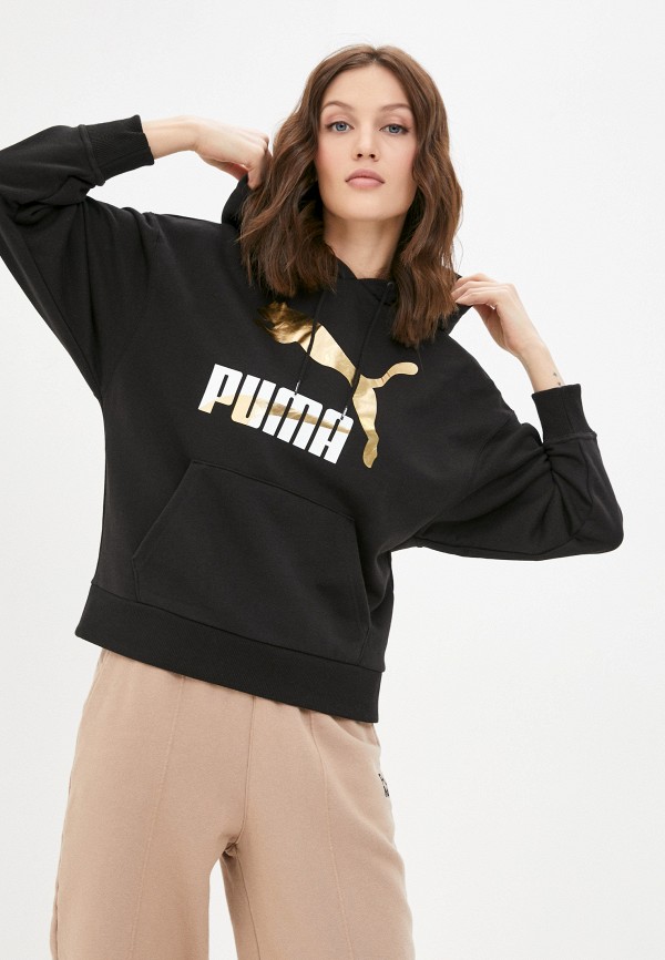 

Худи PUMA, Черный, Classics Logo Hoodie (s)