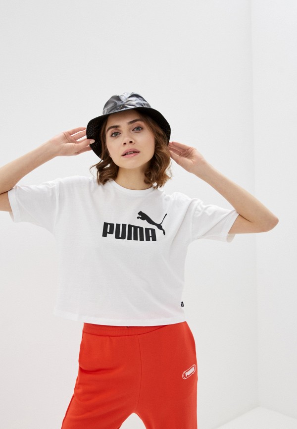 

Футболка PUMA, Белый, ESS Cropped Logo Tee