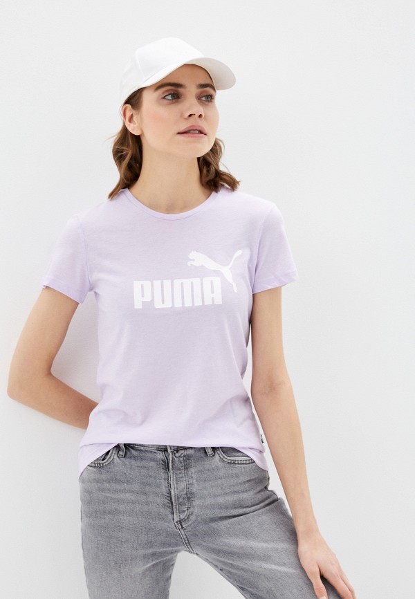 

Футболка PUMA, Фиолетовый, ESS Logo Heather Tee