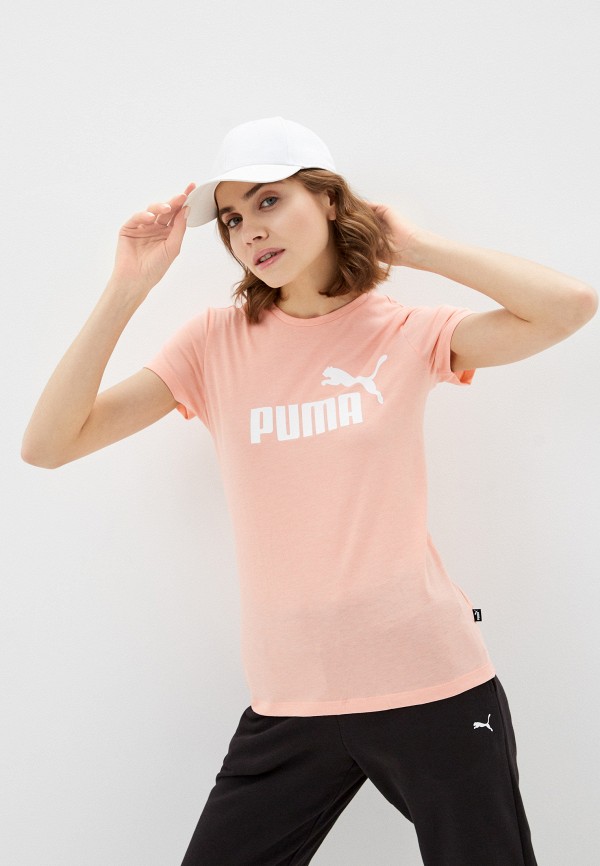 

Футболка PUMA, Розовый, ESS Logo Heather Tee