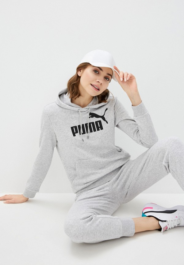 

Худи PUMA, Серый, ESS Logo Hoodie TR