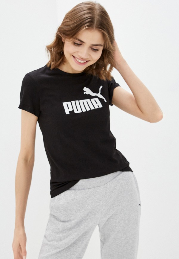 

Футболка PUMA, Черный, ESS Logo Tee