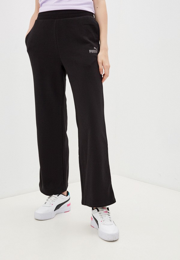 

Брюки спортивные PUMA, Черный, ESS+ Embroidered Wide Pants TR
