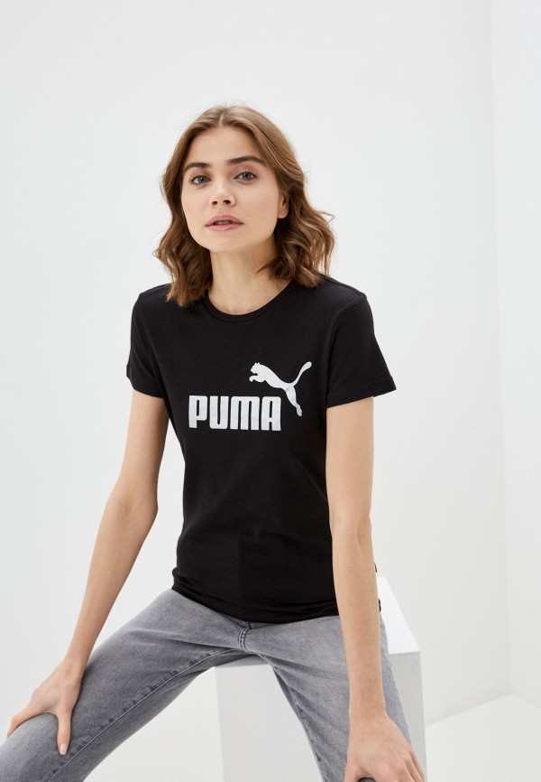 

Футболка PUMA, Черный, ESS+ Metallic Logo Tee
