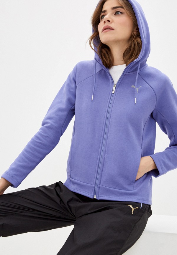 

Толстовка PUMA, Фиолетовый, Evostripe Full-Zip Hoodie