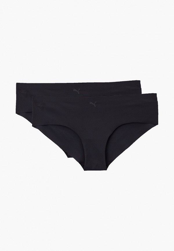 

Трусы 2 шт. PUMA, Черный, PUMA WOMEN SEAMLESS HIPSTER 2P PACK
