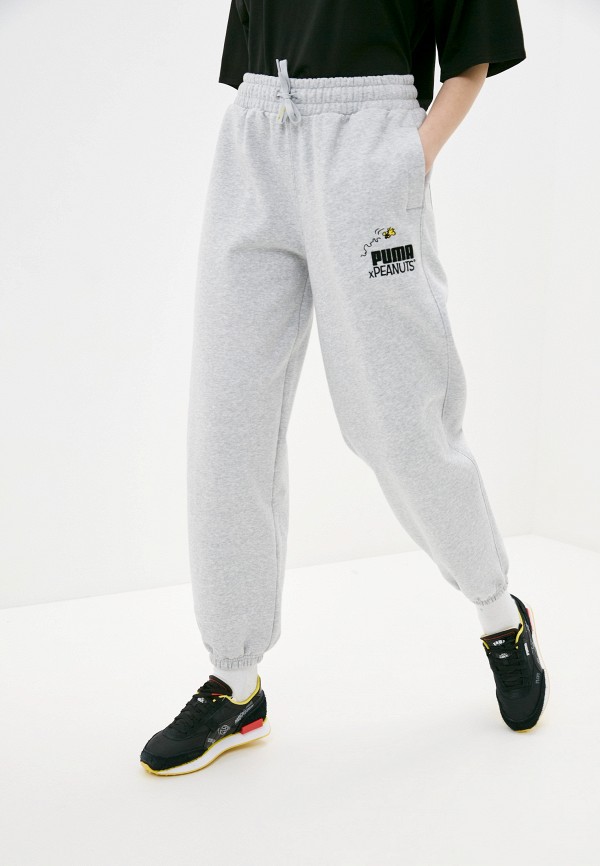 

Брюки спортивные PUMA, Серый, PUMA x PEANUTS W Sweatpants