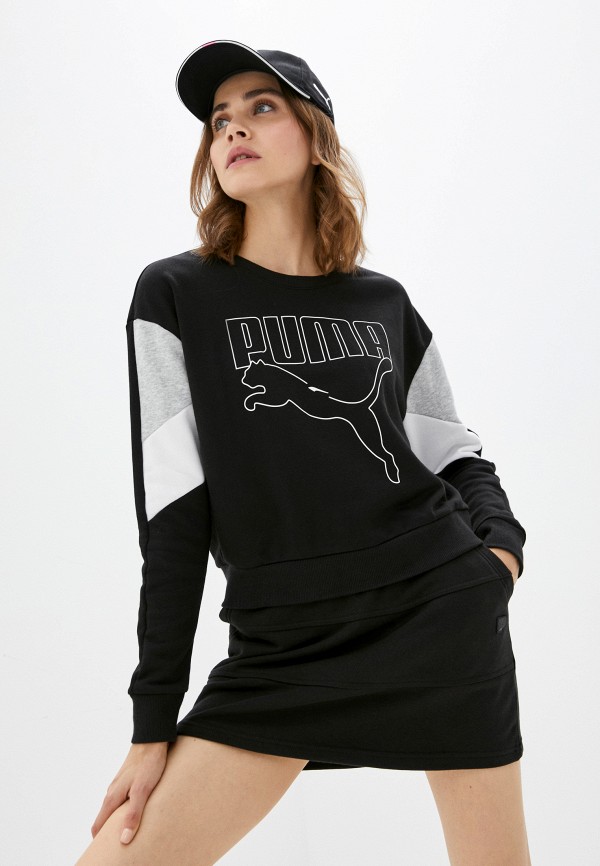 

Свитшот PUMA, Черный, REBEL Crew TR