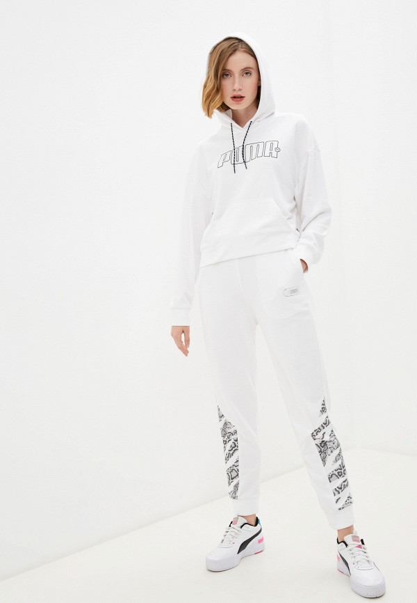 

Брюки спортивные PUMA, Белый, Rebel High Waist Pants TR cl