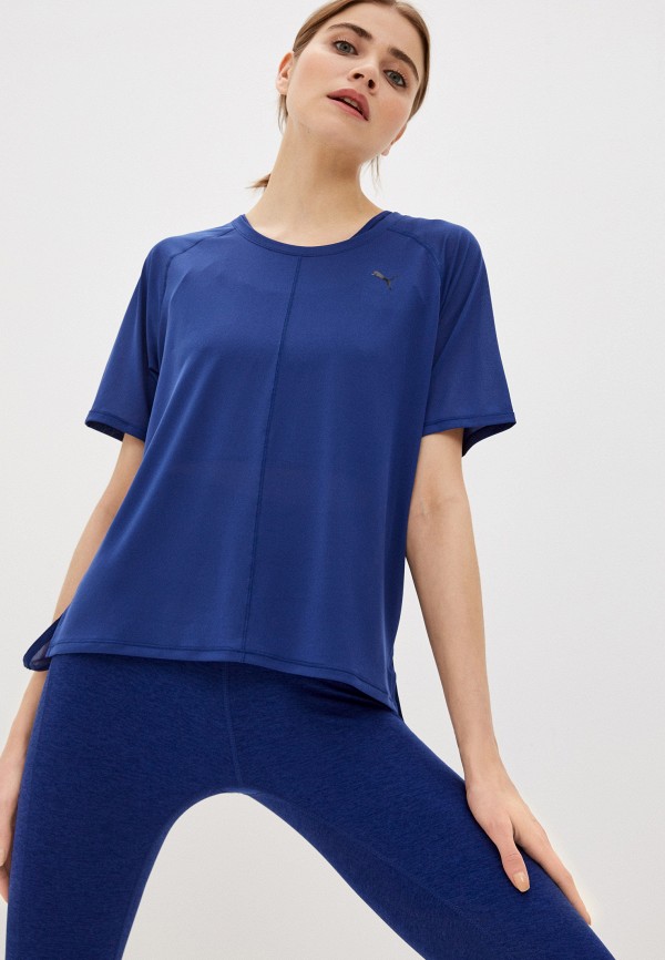 

Футболка спортивная PUMA, Синий, STUDIO GRAPHENE RELAXED TEE