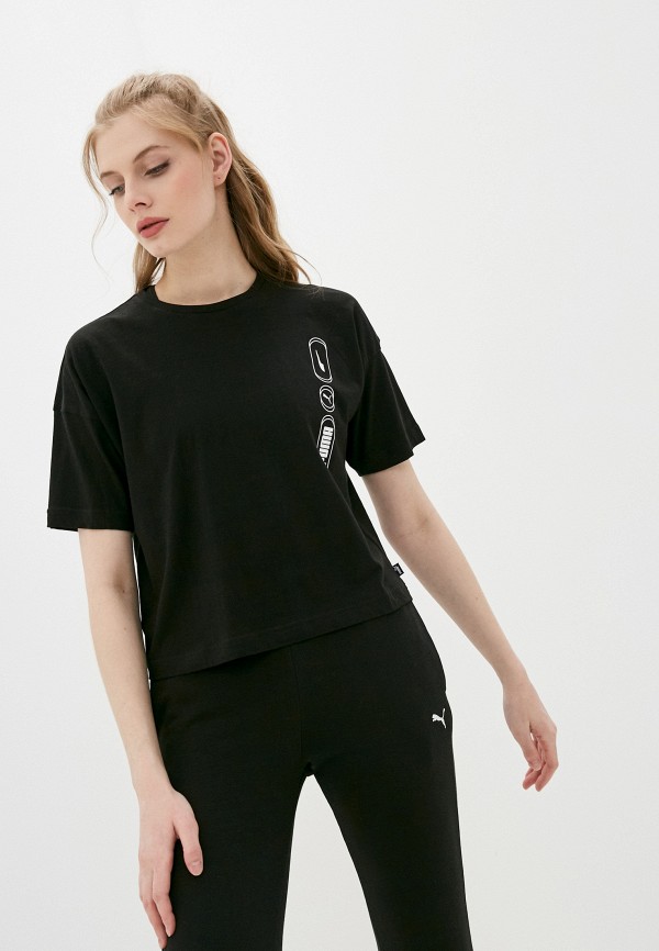 

Футболка PUMA, Черный, Rebel Fashion Tee