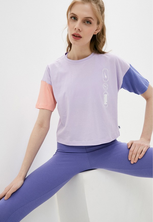 

Футболка PUMA, Фиолетовый, Rebel Fashion Tee
