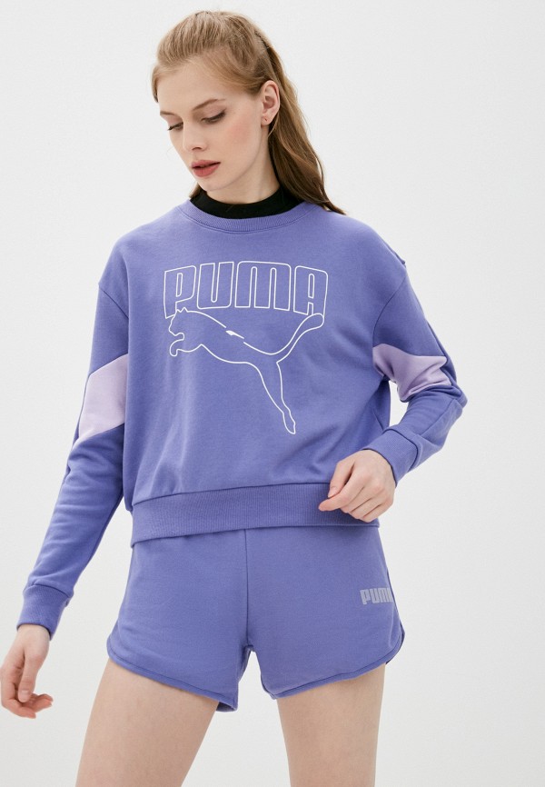 

Свитшот PUMA, Фиолетовый, Rebel Crew TR