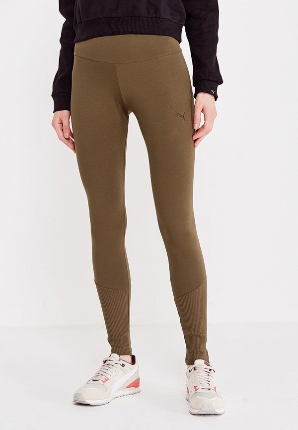 

Тайтсы PUMA, PUMA PU053EWUTJ48, Хаки
