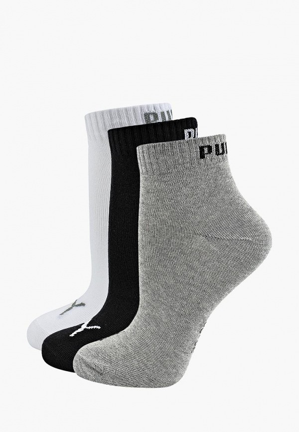 

Носки 3 пары PUMA, Белый;серый;черный, PUMA PU053FUCJKV5